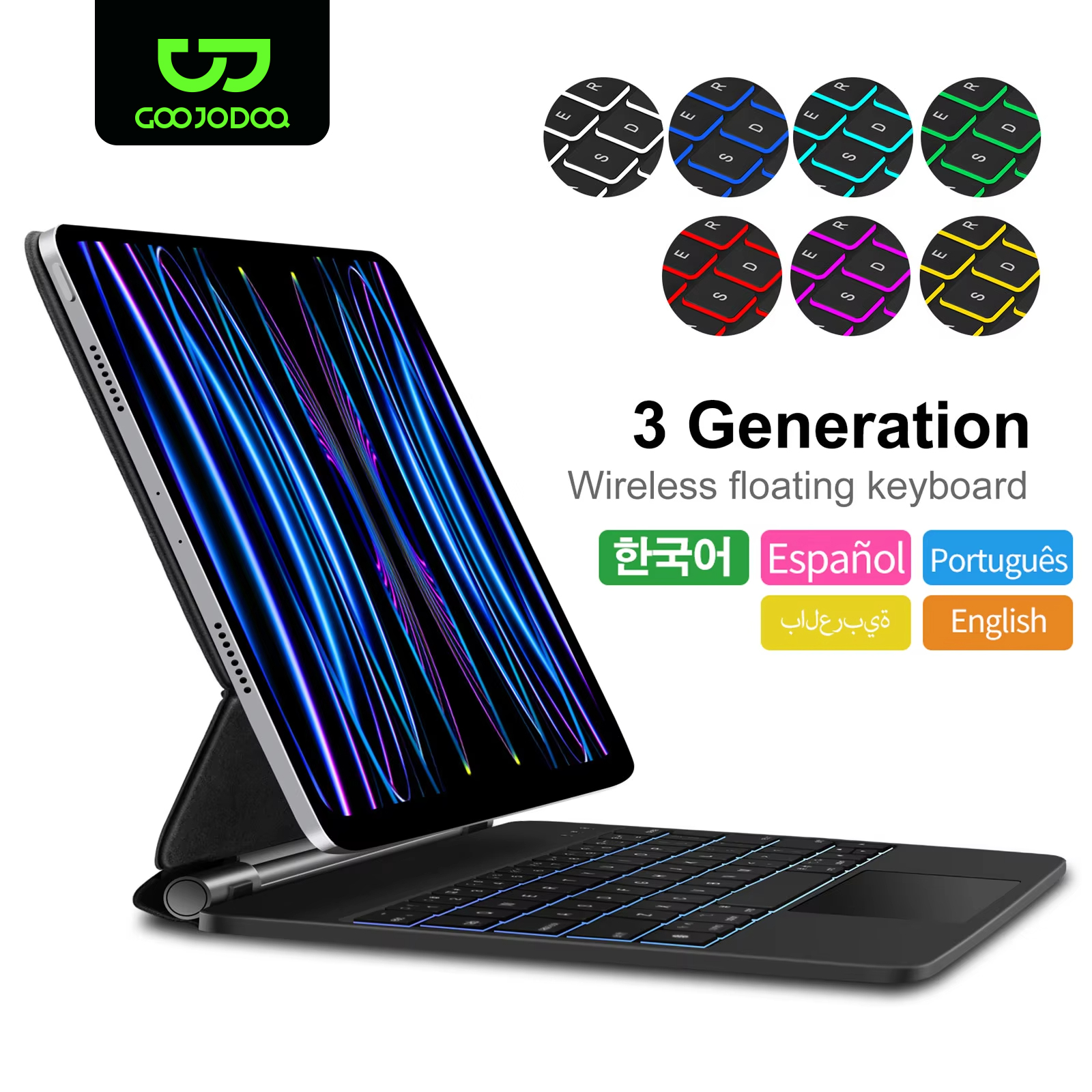 Tablet Accessories Choice Store - GOOJODOQ Magic Keyboard for iPad Air