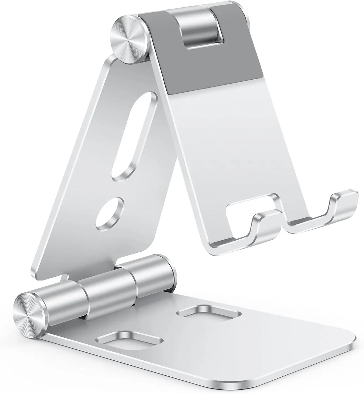 Tablet Stand Adjustable - Foldable Aluminum Phone Stand, Adjustable Portable