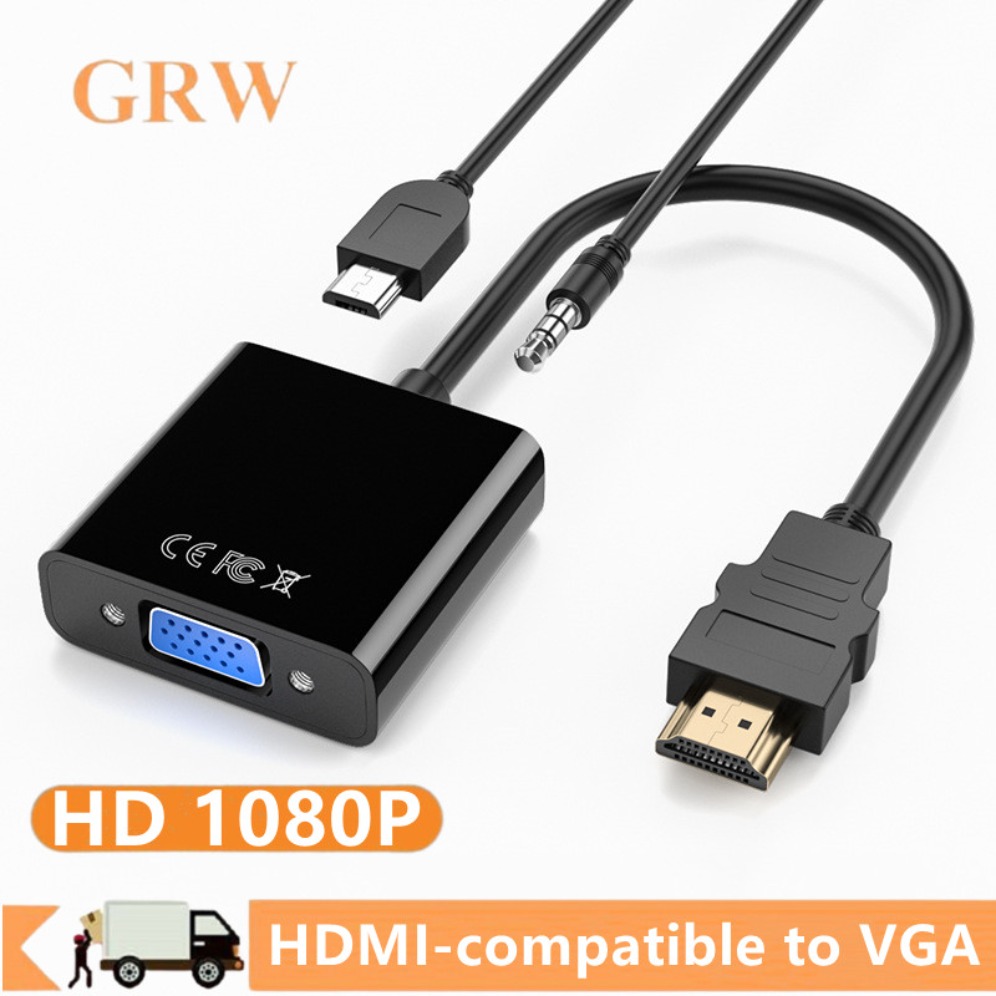 Hdmi Adapter Tablet - 1080P HDMI-compatible to VGA Adapter Cable