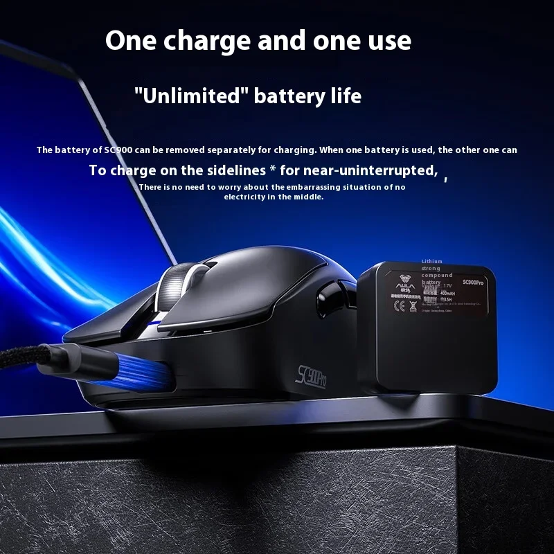 Tablet Accessories Aesthetic - AULA SC900 Mouse Mouse Paw3950 Tri
