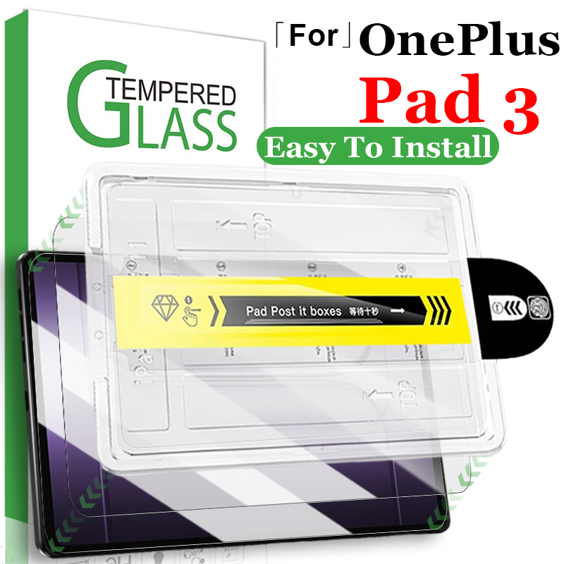 Oneplus Tablet Accessories - 2/1 Pack HD Easy Installation Tempered