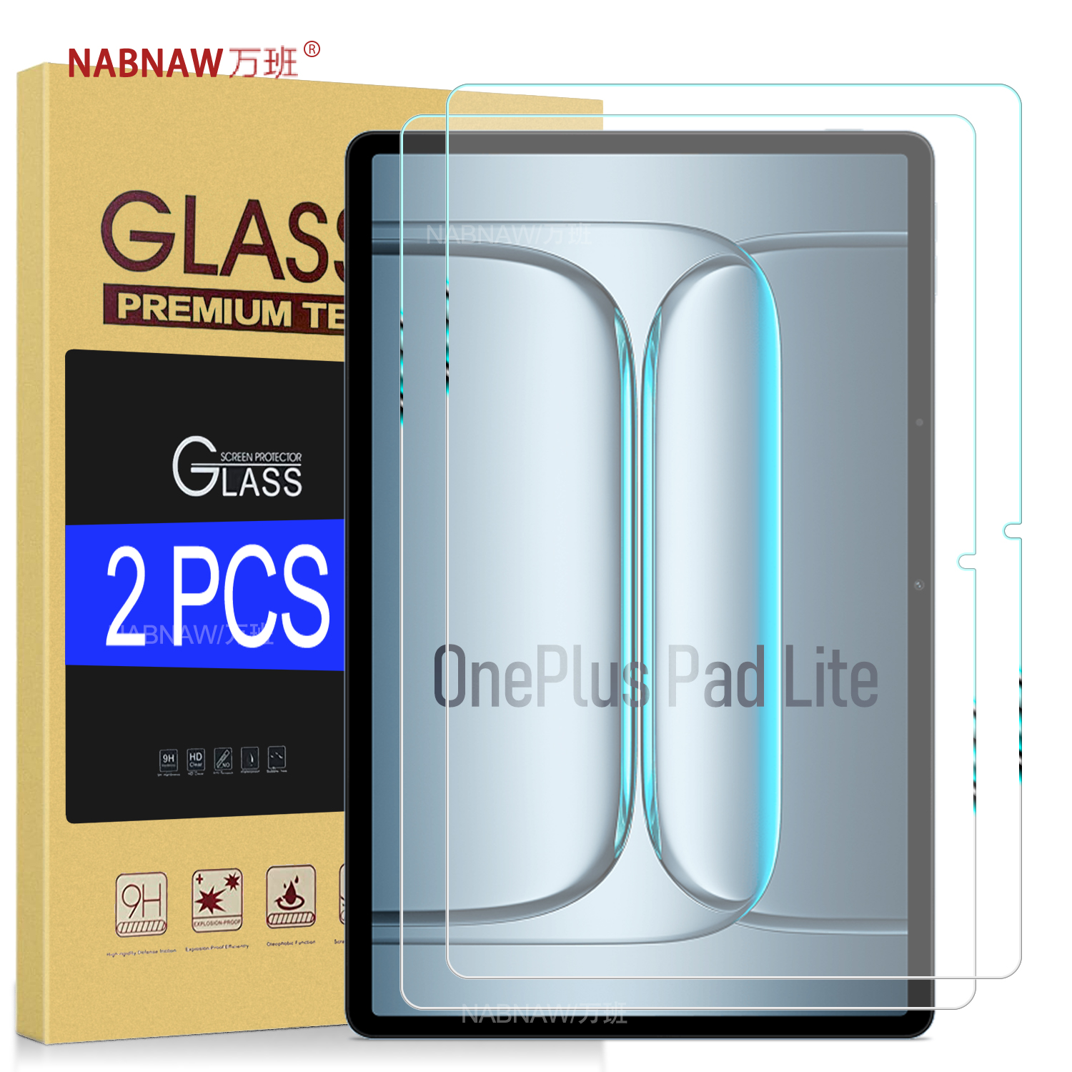 Oneplus Tablet Accessories - 2 Pieces Full HD Tempered Glass