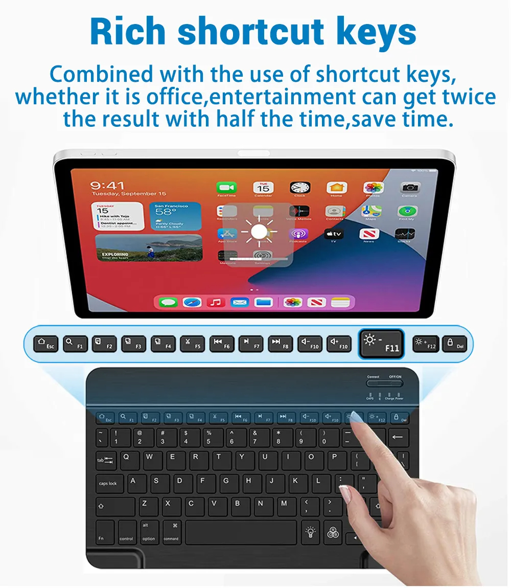 KEBIDUMEI Bluetooth Keyboard M - Android Tablet Gaming Accessories recension och pris