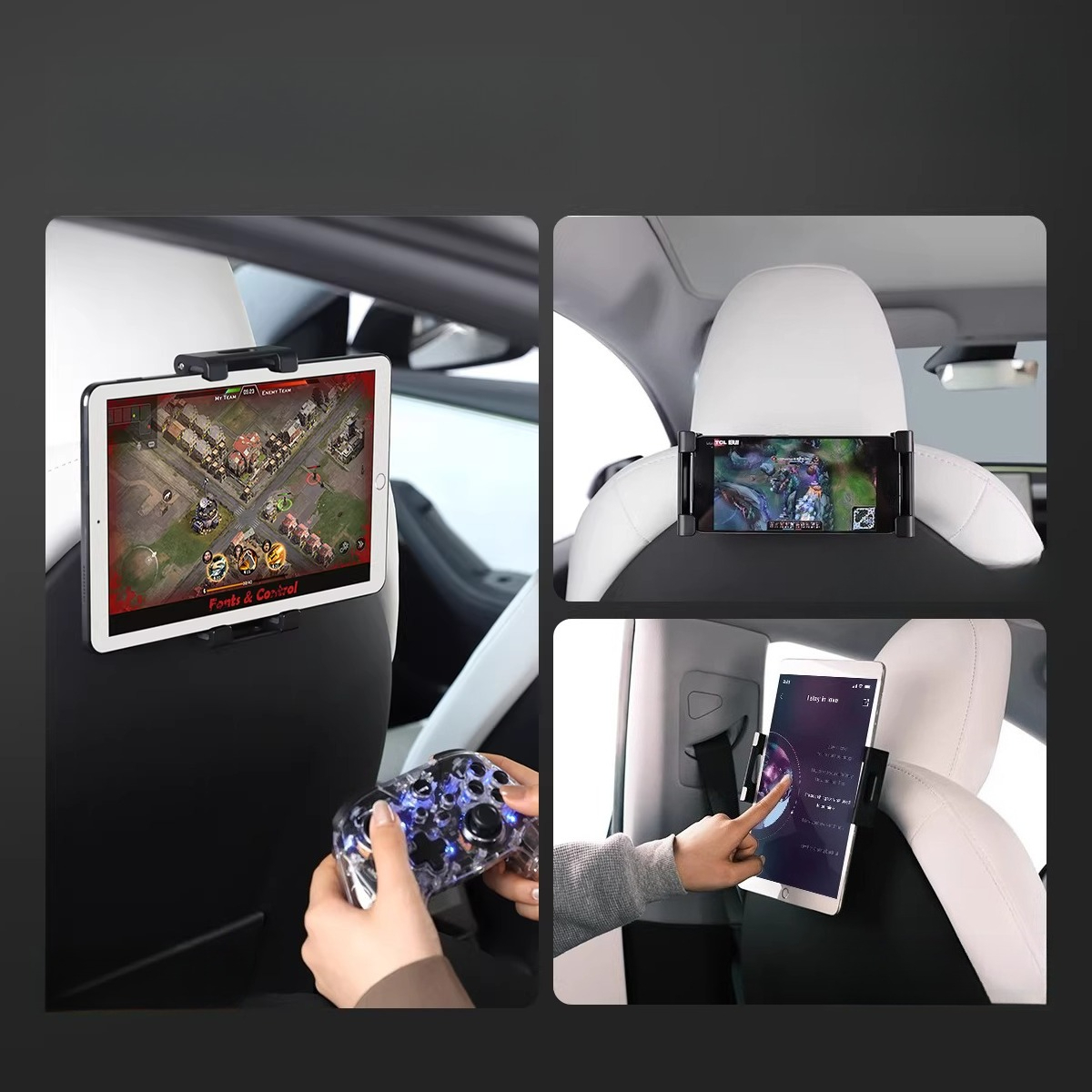 Rear Mobile Phone Holder Seat  - Tesla Tablet Accessories recension och pris