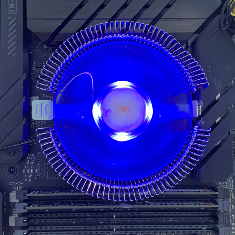 CPU Air Cooler Computer Blue L - Tablet Accessories Aesthetic recension och pris