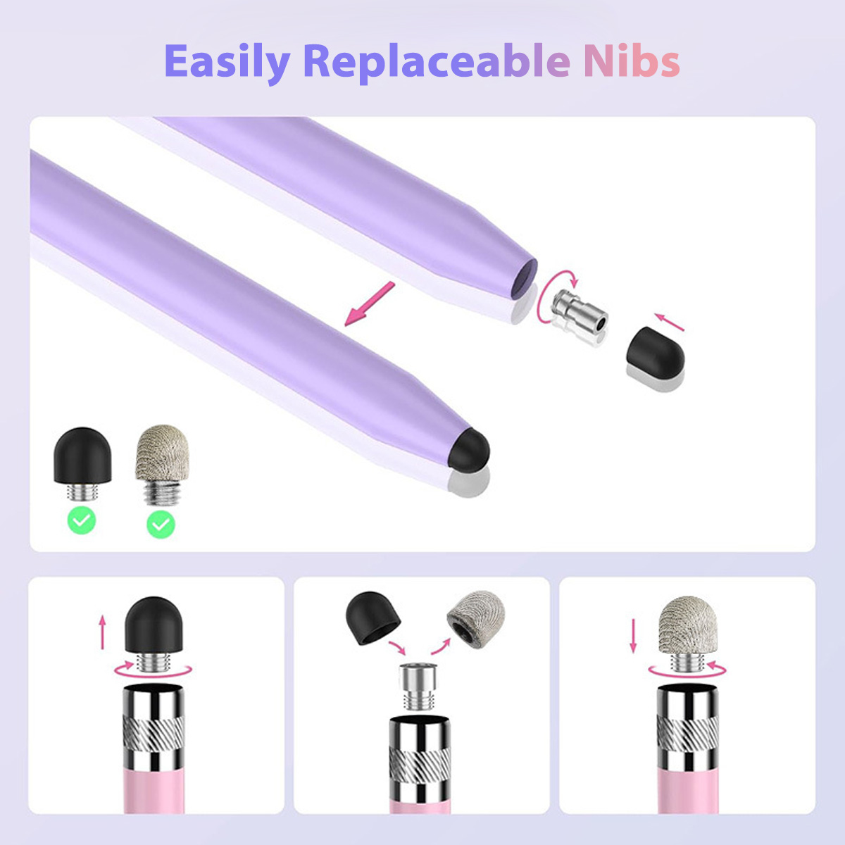 Universal 2 in 1 Stylus Pen fo - Tablet Accessories Kids recension och pris