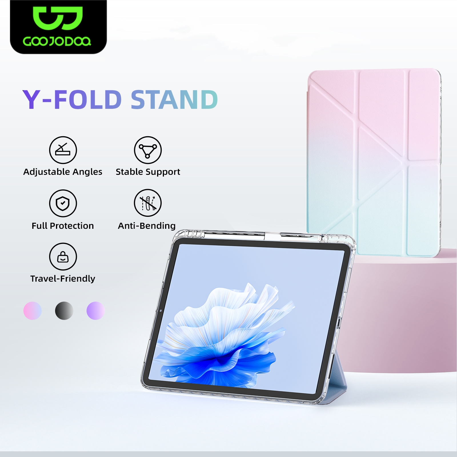 Y-shaped folding TPU iPad case - Tablet Accessories Choice Store recension och pris