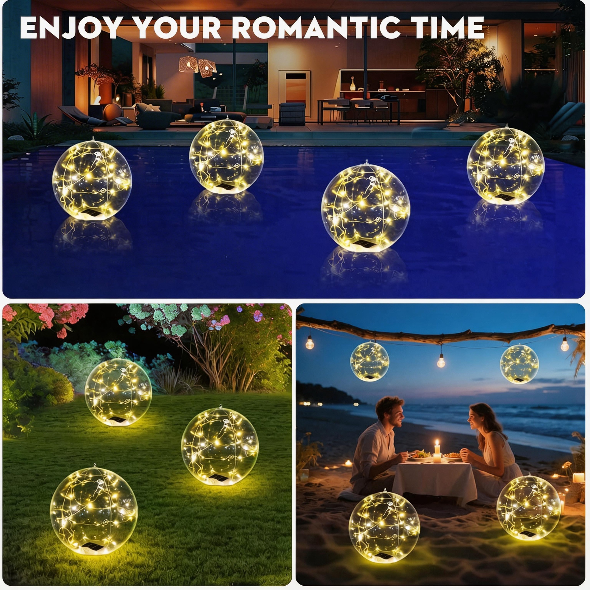 1 pc Solar- Floating Lights wi - Tablet Accessories Aesthetic recension och pris