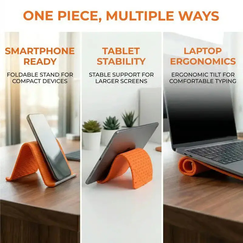 Silicone Foldable Phone Stand  - Tablet Accessories recension och pris