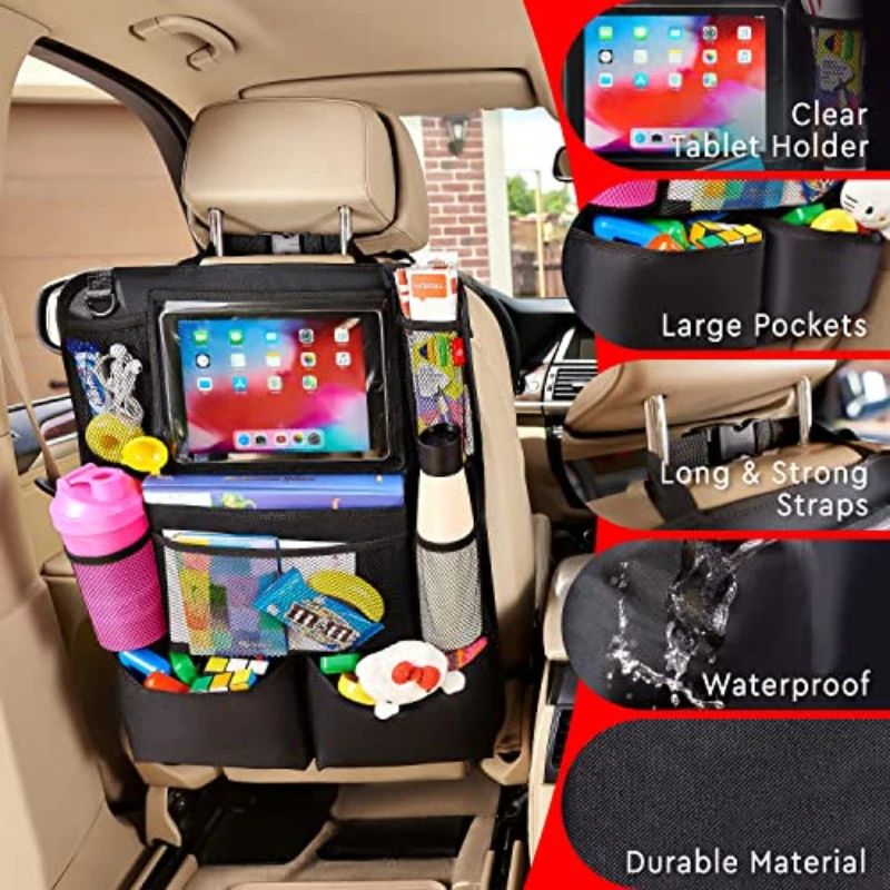 Car Seat Organizer Multifuncti - Essential Tablet Accessories recension och pris