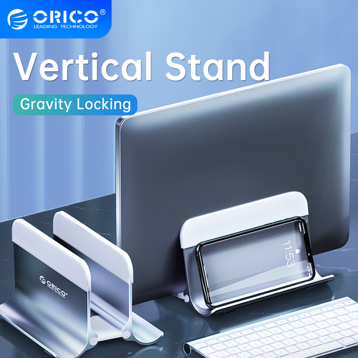 ORICO Aluminum Vertical Laptop - Dell Tablet Accessories recension och pris