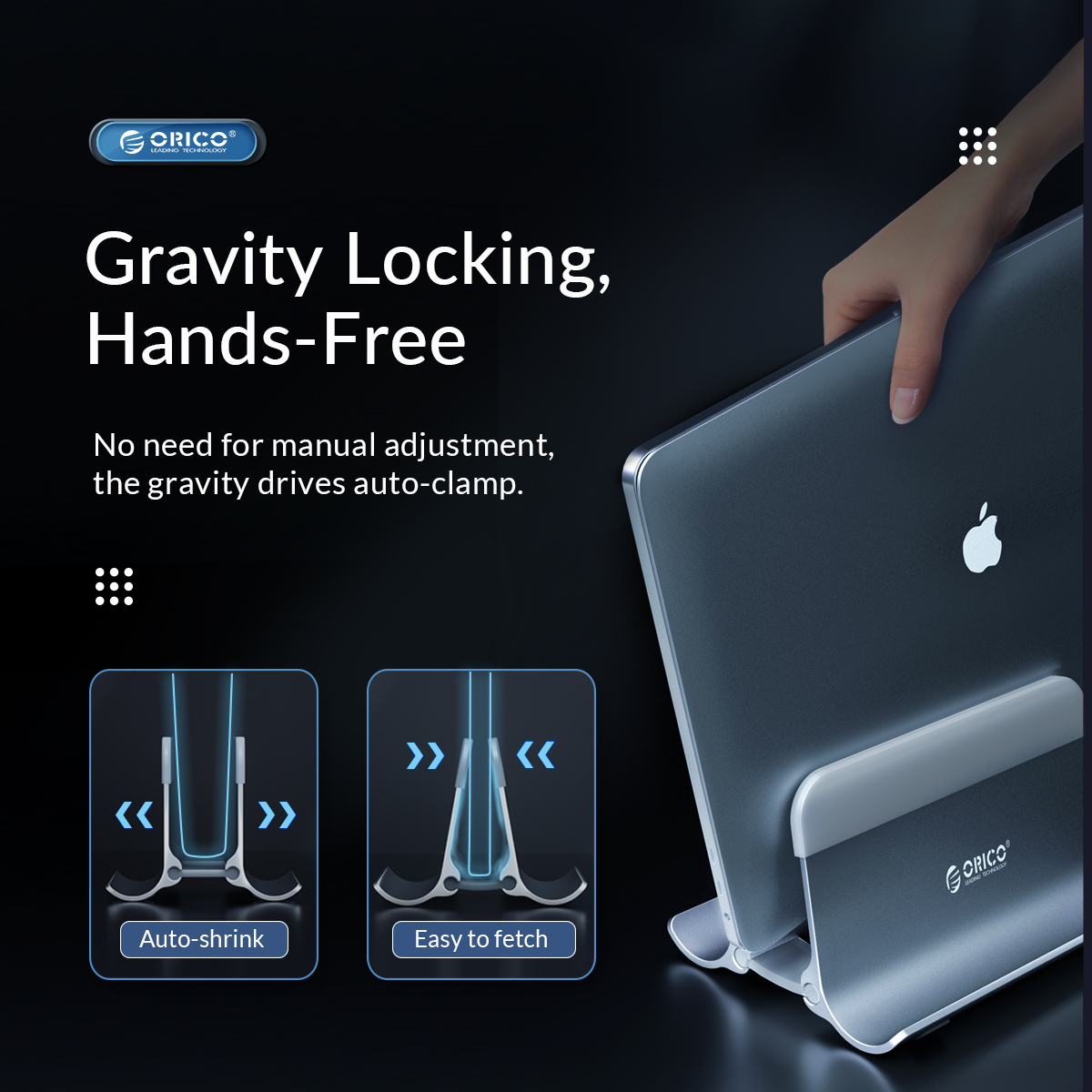 ORICO Aluminum Vertical Laptop - Dell Tablet Accessories recension och pris
