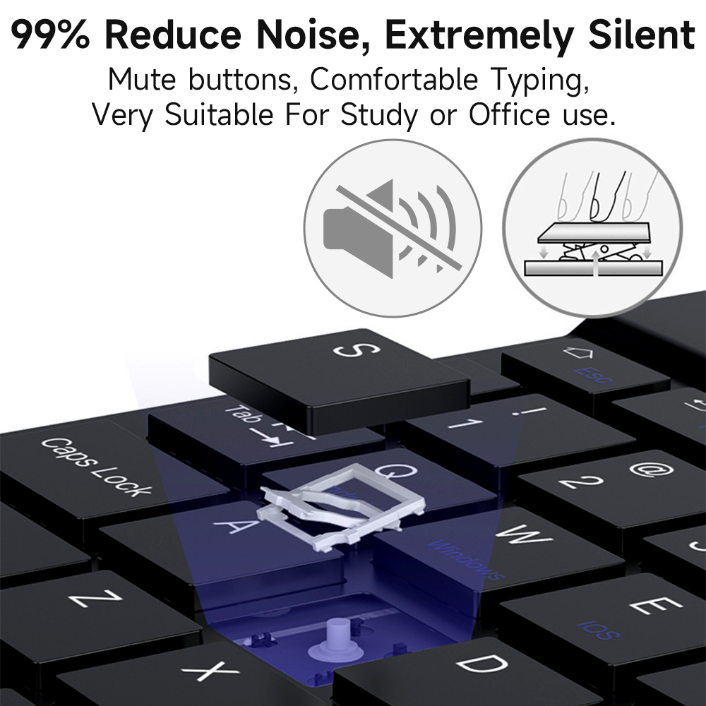 Bluetooth Keyboard for IOS And - Windows Tablet Accessories recension och pris