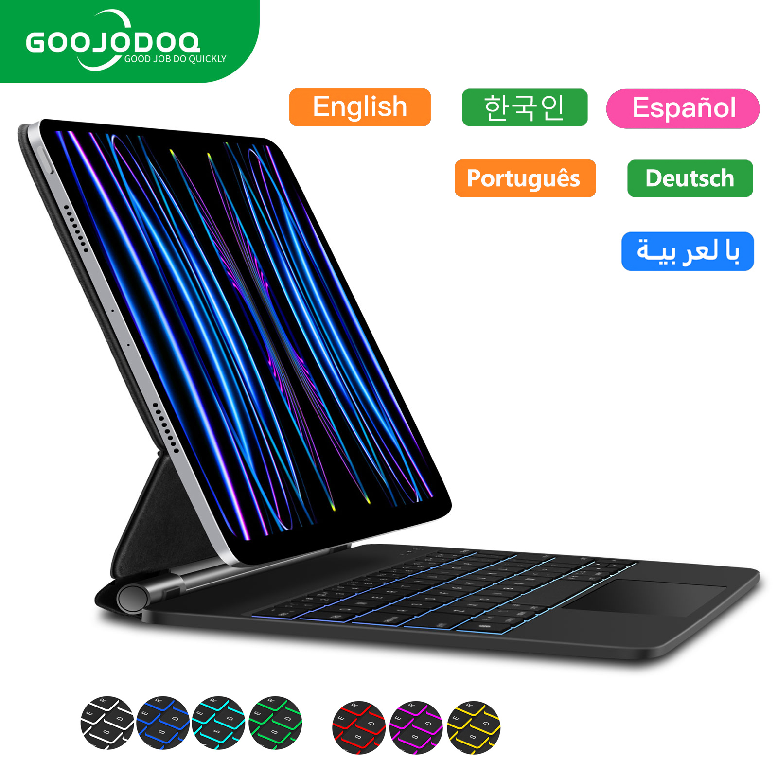 GOOJODOQ Backlight Magic Keybo - Tablet Accessories Choice Store recension och pris