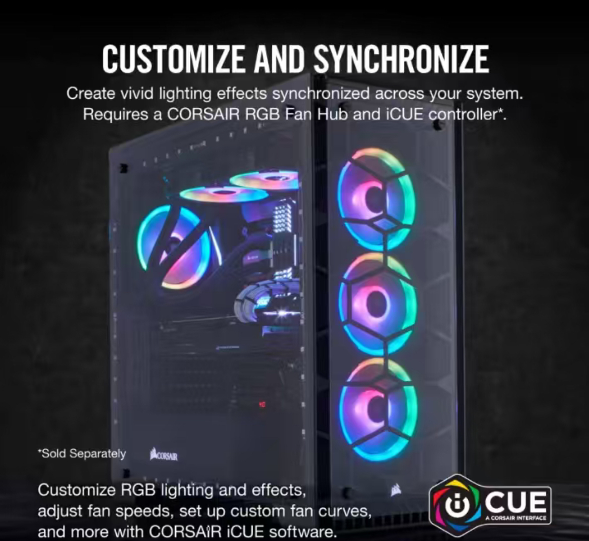 CORSAIR LL120 RGB 120mm Dual L - Tablet Accessories Aesthetic recension och pris