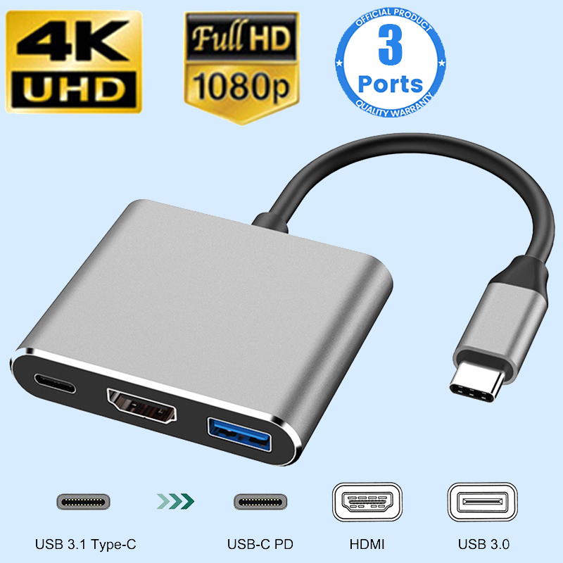 3 in 1 Usb Hub USB C to HDMI-c - Hdmi Adapter Tablet recension och pris