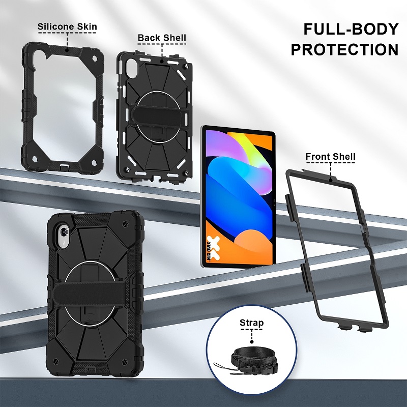 360° Rotating Rugged Case for  - Lenovo Tablet With Accessories recension och pris