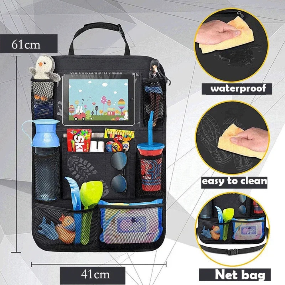 Car Seat Back Organizer 9 Stor - Tablet Accessories Kids recension och pris