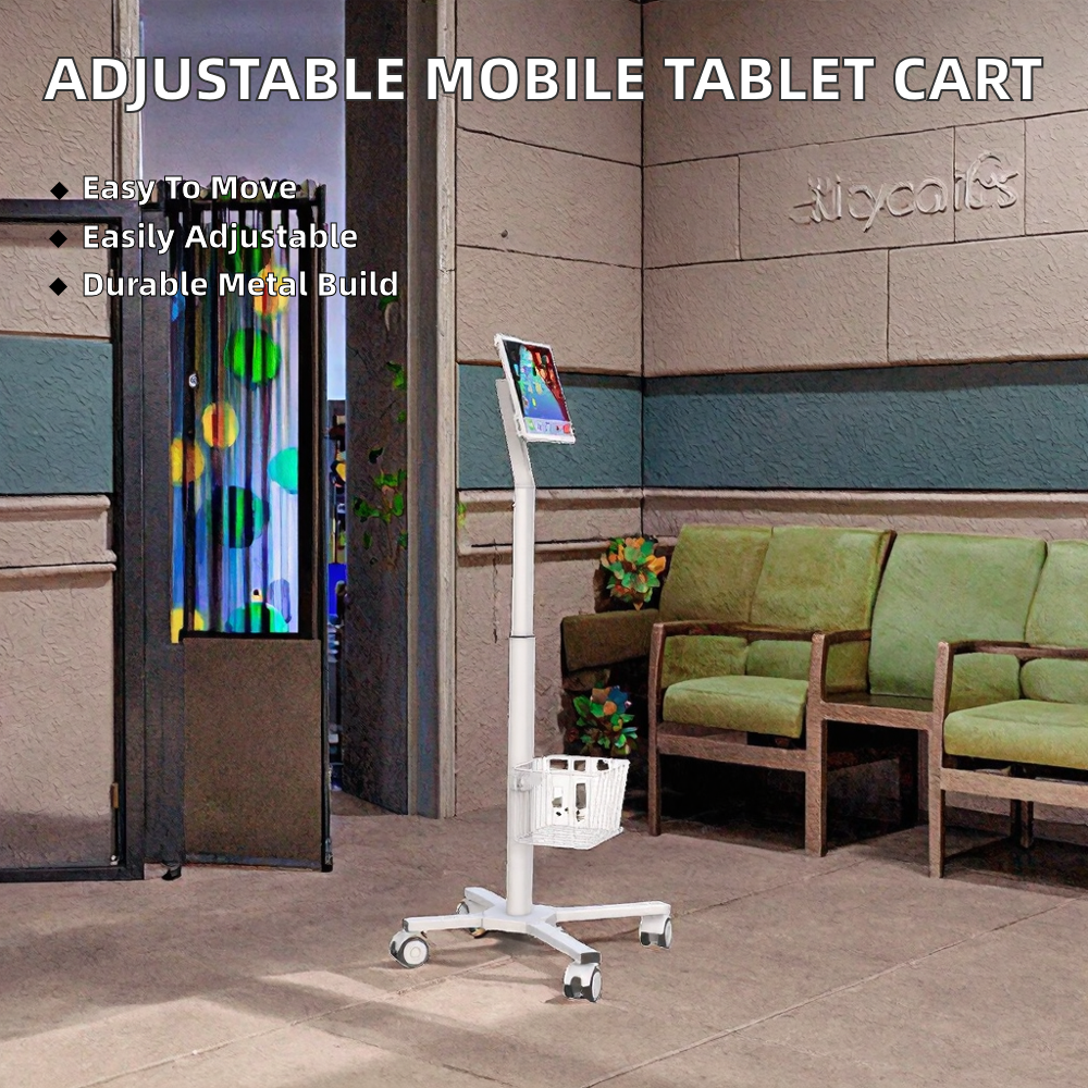 Medical Workstation Cart, Adju - Tablet Stand Adjustable recension och pris