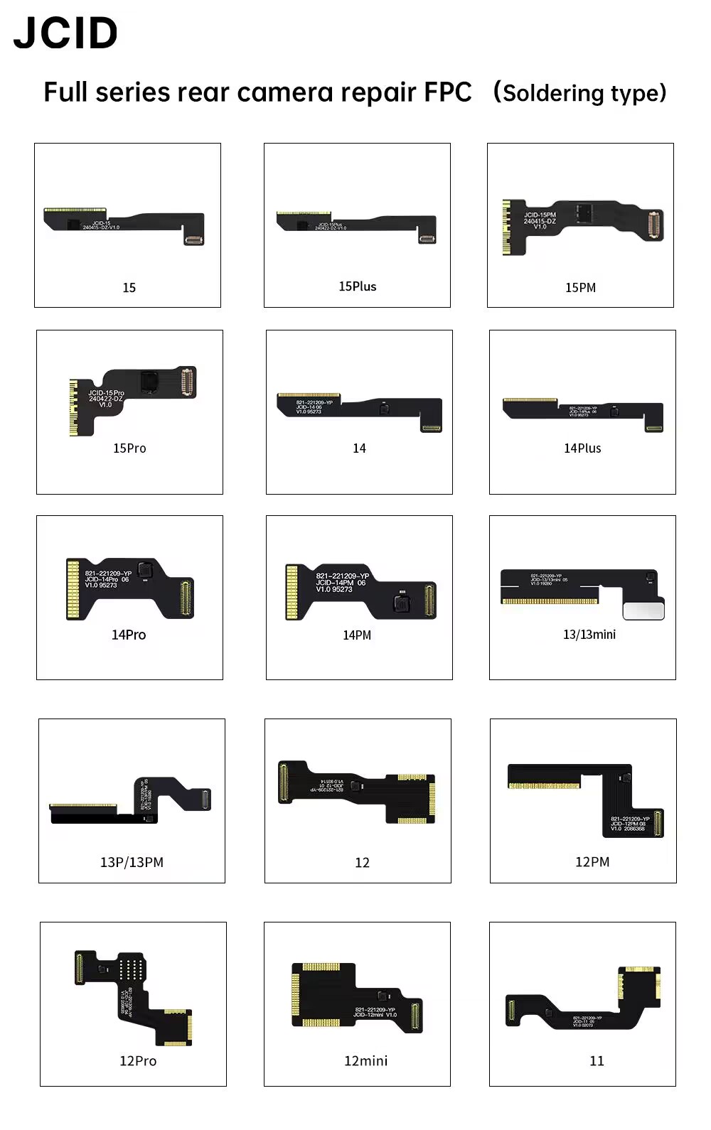 JCID Rear Camera Repair FPC Fl - Windows Tablet Accessories recension och pris