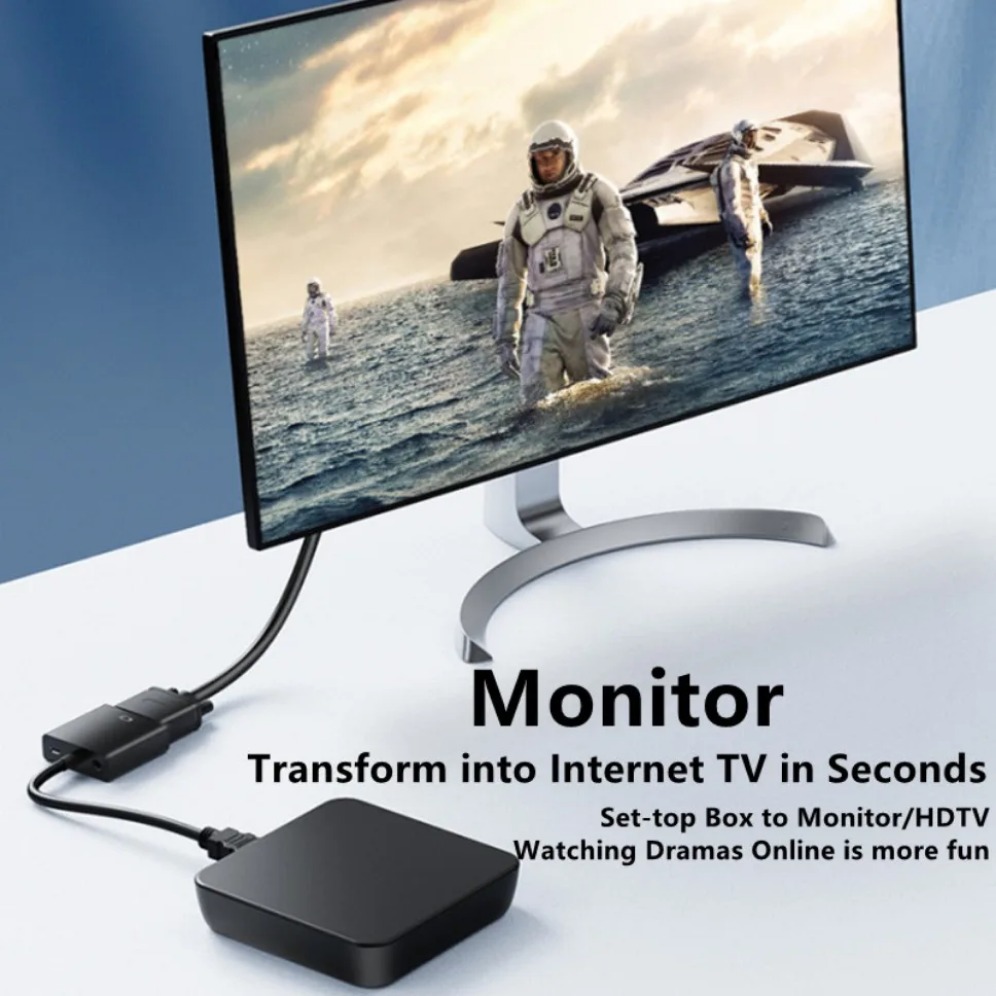 1080P HDMI-compatible to VGA A - Hdmi Adapter Tablet recension och pris