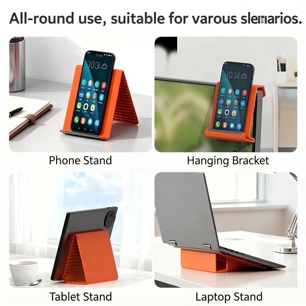 Portable Foldable Silicone Pho - Tablet Stand Adjustable recension och pris