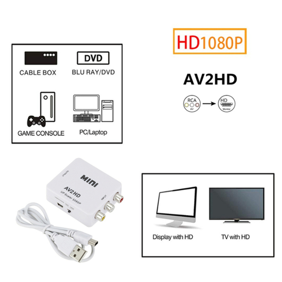 HDMI-compatible to AV RCA Conv - Hdmi Adapter Tablet recension och pris