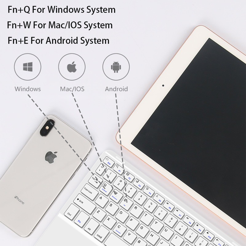 Touchpad Wireless Keyboard and - Windows Tablet Accessories recension och pris