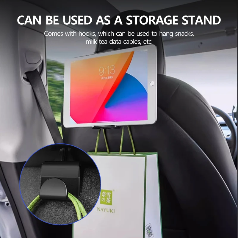 Back Seat Holder with Hook for - Tesla Tablet Accessories recension och pris