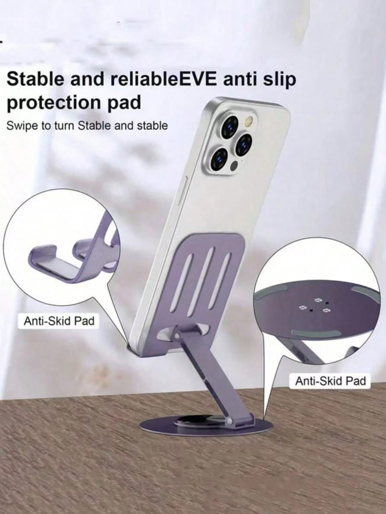 1pc 360° Rotating Universal Me - Tablet Stand Adjustable recension och pris