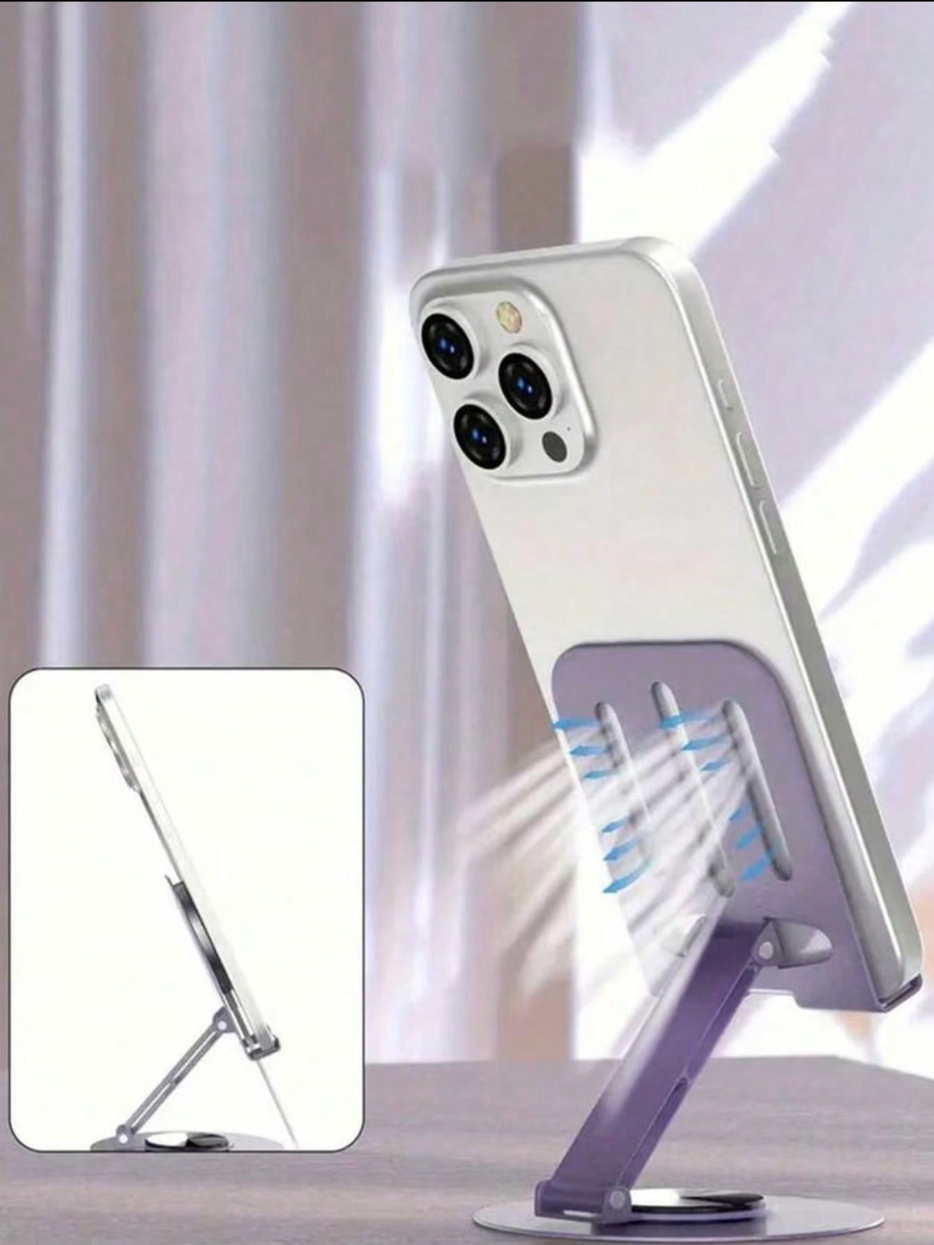 1pc 360° Rotating Universal Me - Tablet Stand Adjustable recension och pris