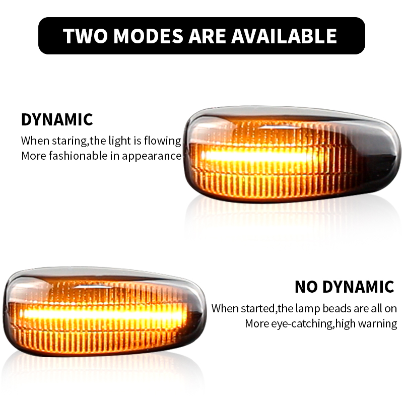 2PCS LED Side Marker Turn Sign - Tablet Accessories Aesthetic recension och pris