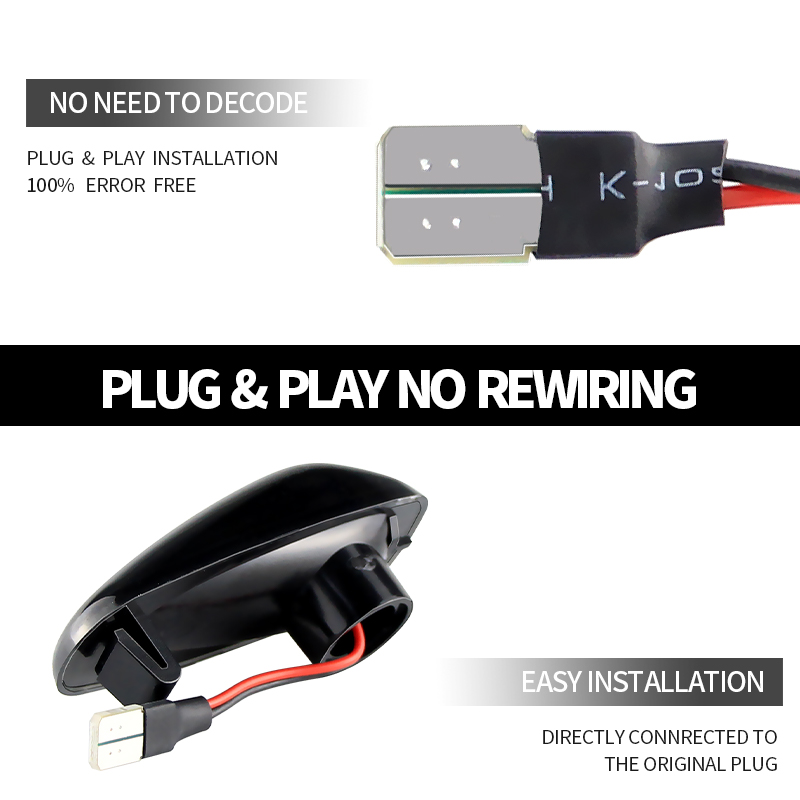 2PCS LED Side Marker Turn Sign - Tablet Accessories Aesthetic recension och pris