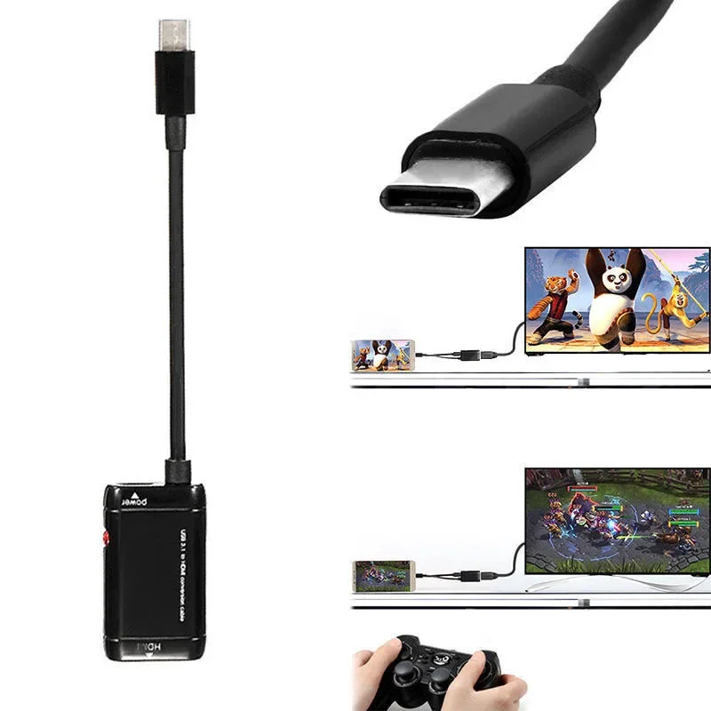 USB-C Type C Male to HDMI-comp - Hdmi Adapter Tablet recension och pris