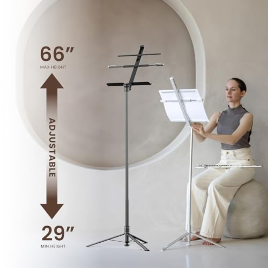 KraftGeek 66 Music Stand for S - Tablet Stand Adjustable recension och pris