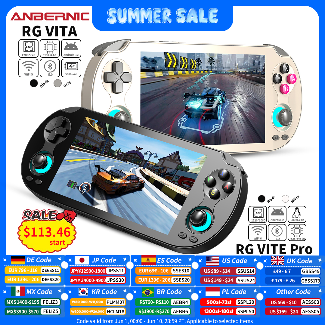ANBERNIC RG VITA / RG VITA Pro - Android Tablet Gaming Accessories recension och pris