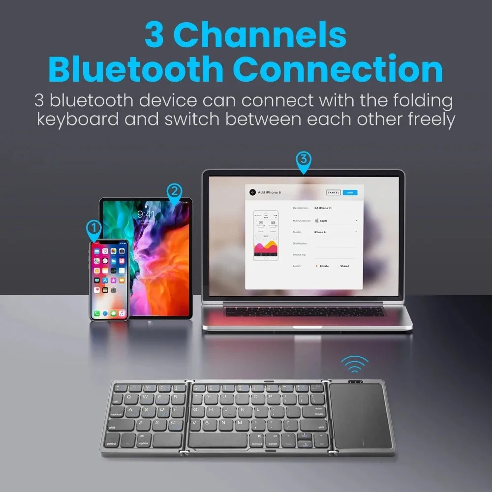 KEBIDUMEI Three Bluetooth Keyb - Android Tablet Gaming Accessories recension och pris