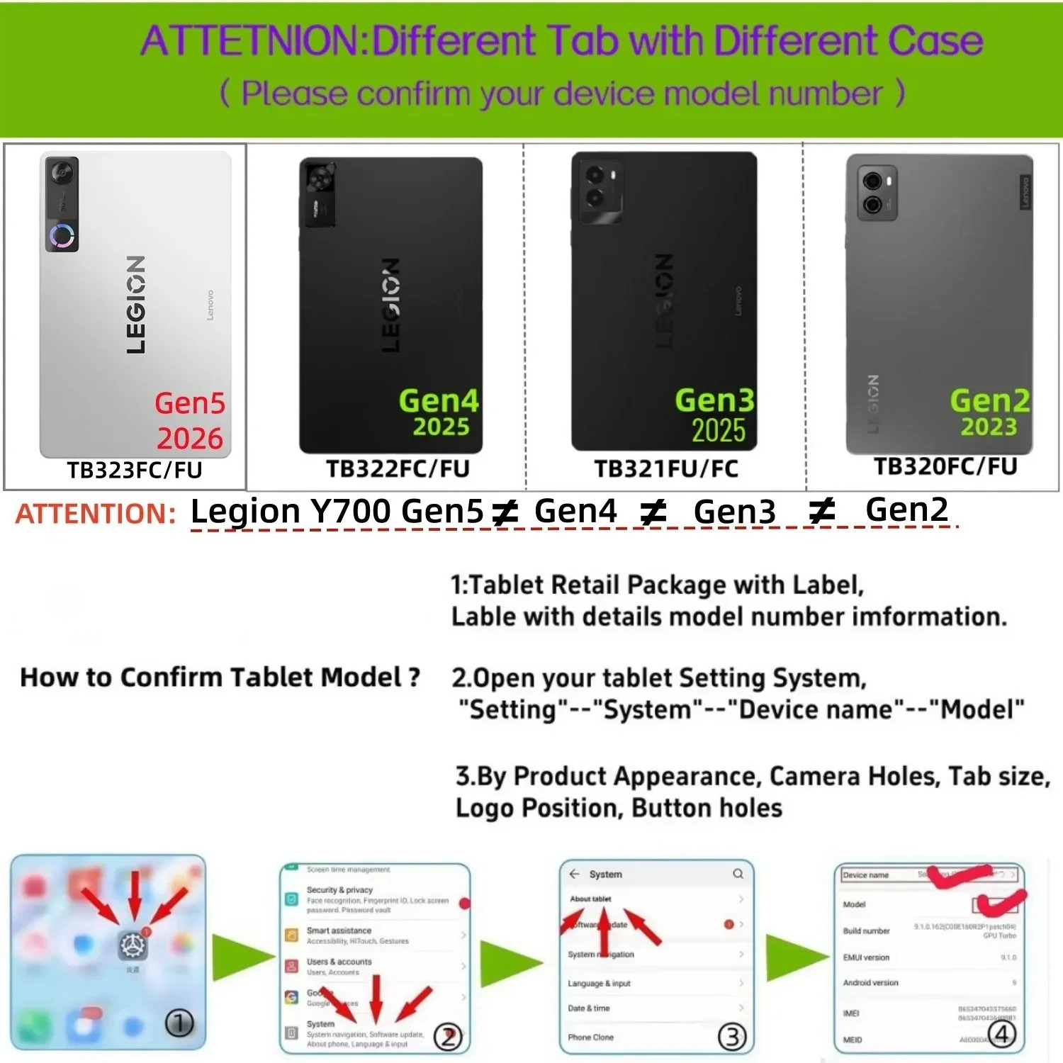 Flip Case for Lenovo Legion Y7 - Lenovo Tablet With Accessories recension och pris