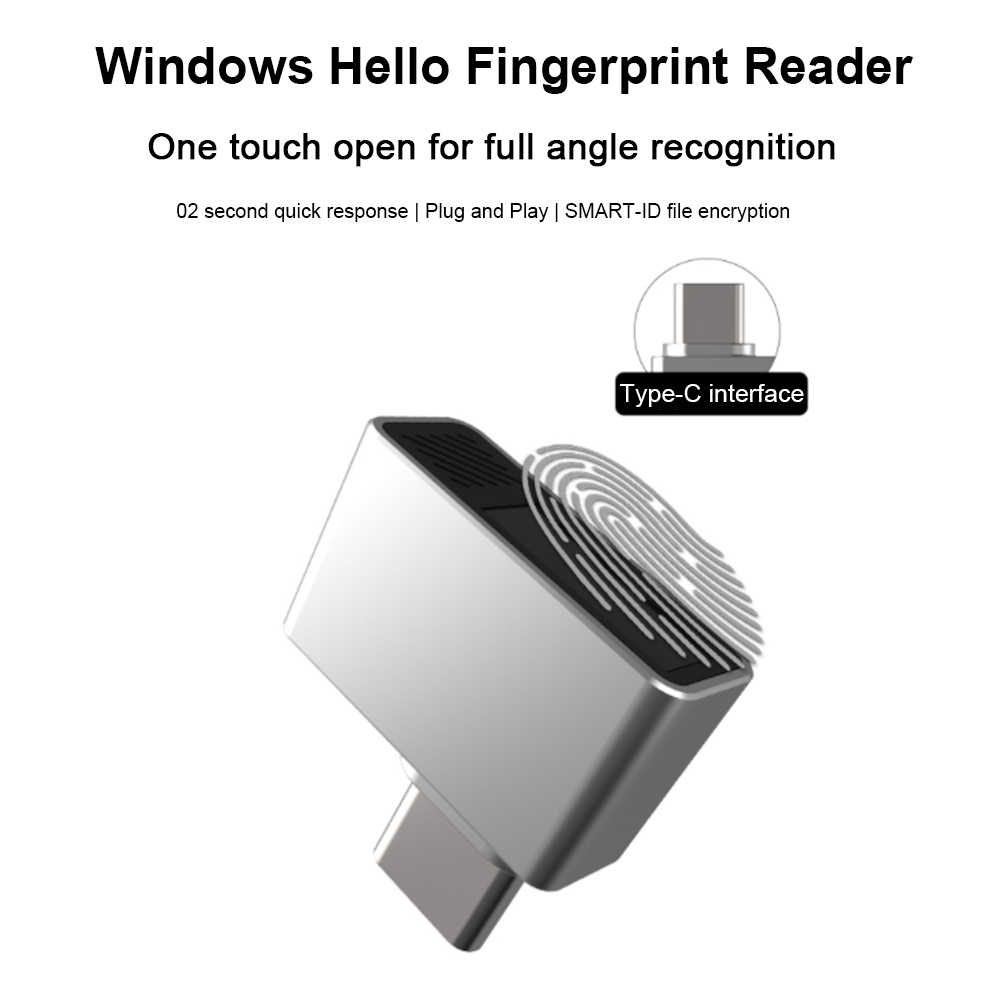 Type-C Biometric Scanner Passw - Windows Tablet Accessories recension och pris