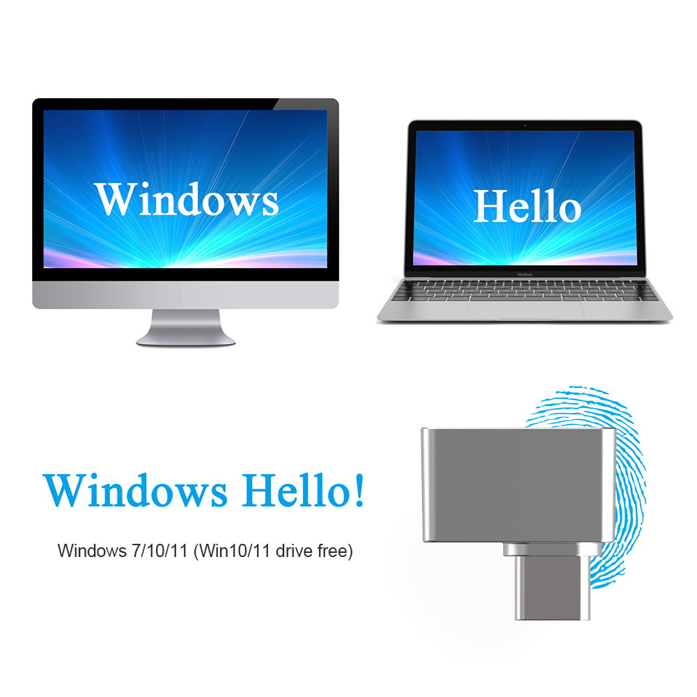 Type-C Biometric Scanner Passw - Windows Tablet Accessories recension och pris