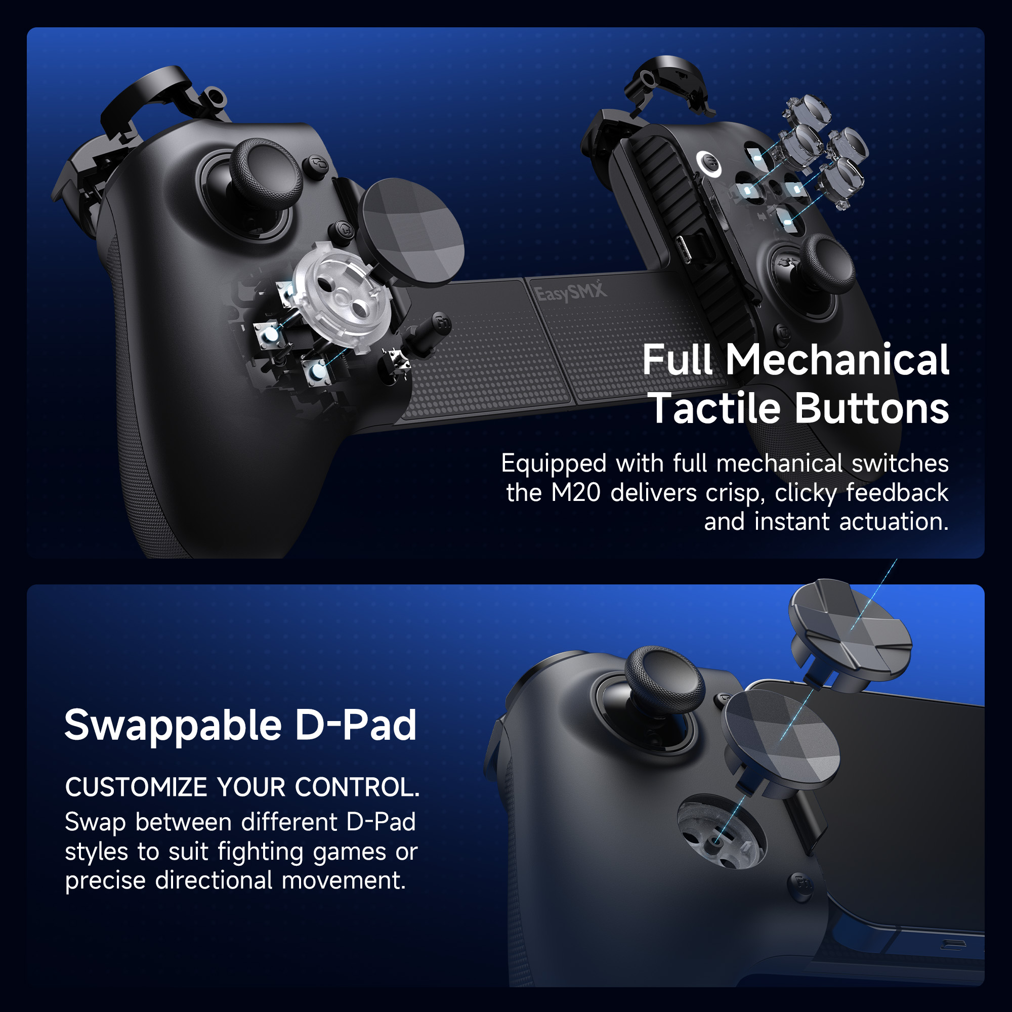 EasySMX M20 Type C Mobile Cont - Android Tablet Gaming Accessories recension och pris