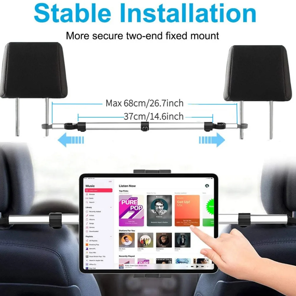 13'' Car Headrest Tablet Mount - Tesla Tablet Accessories recension och pris