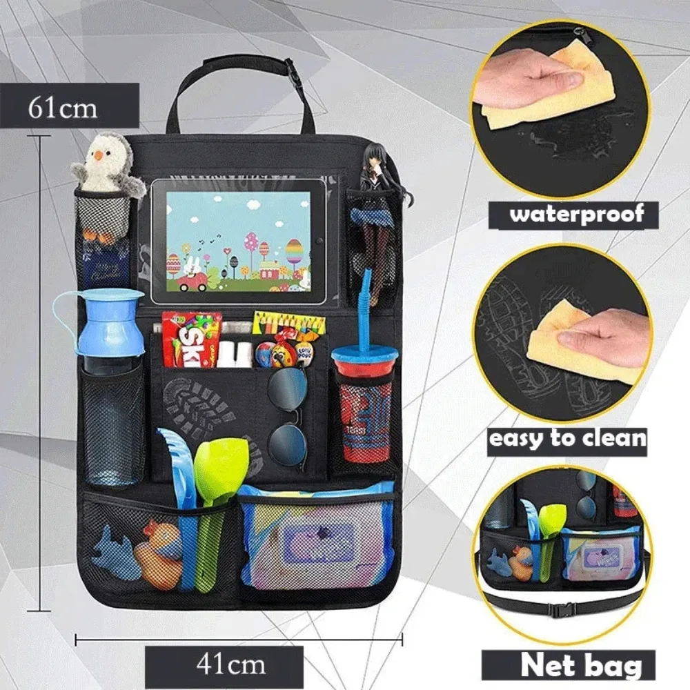 Car Seat Back Organizer 9 Stor - Tablet Accessories Kids recension och pris